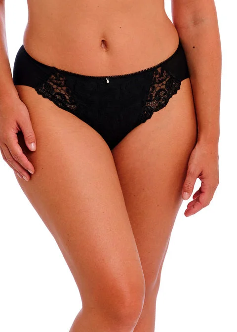 plus-size longline bra for tummy controlPortia Black Brief