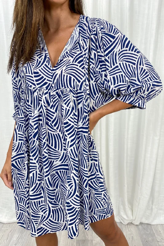 draft-Navy Print